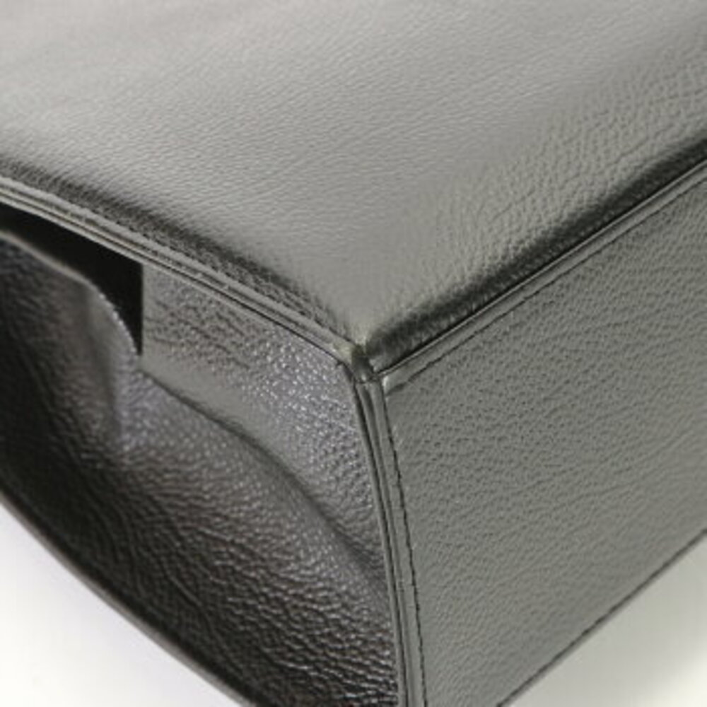 Yves Saint Laurent Cassandra leather handbag top handle shoulder strap - Picture 10 of 14